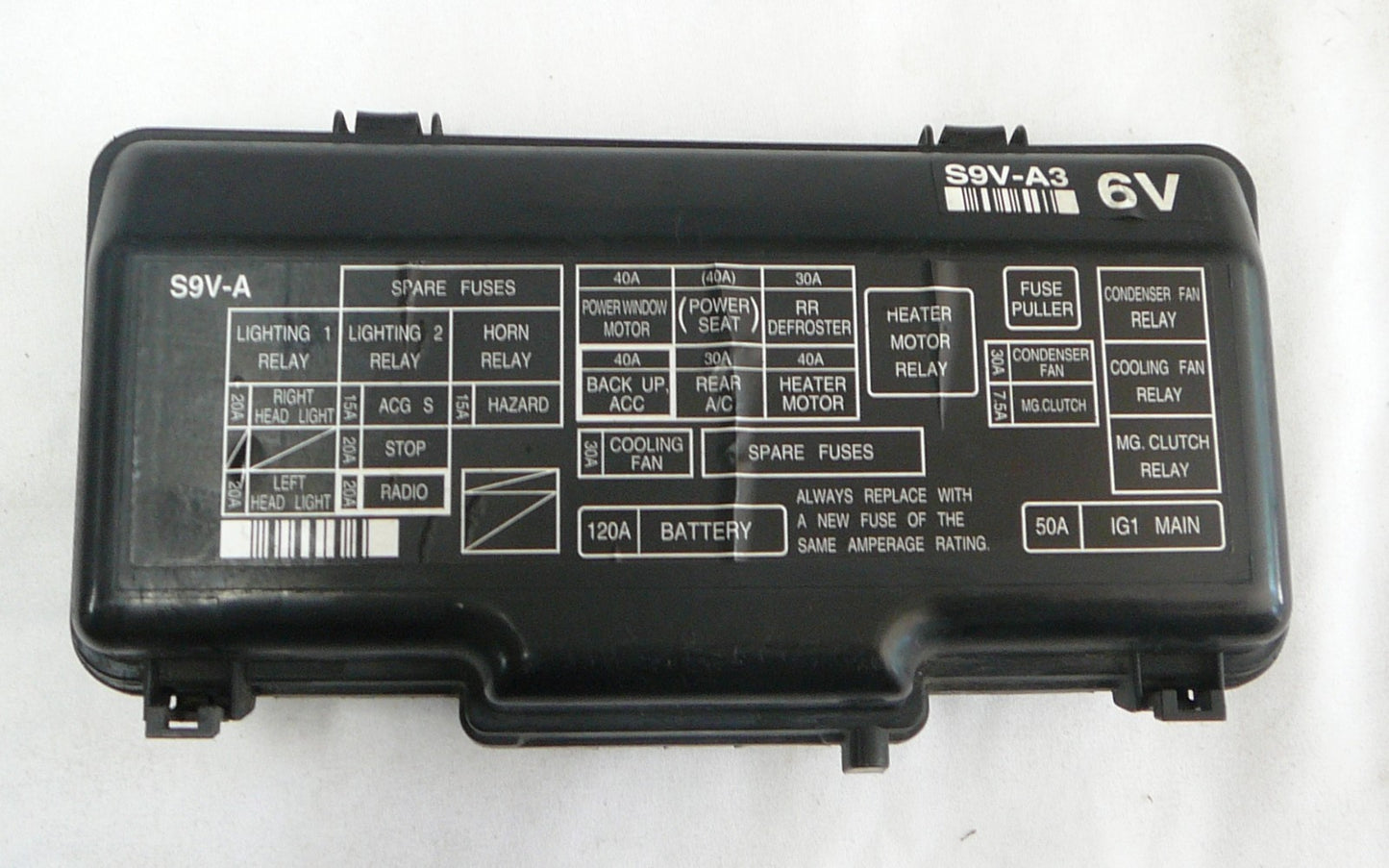 03 - 08 Honda Pilot Fuse Relay Engine Compartment Cover Lid  38254-S9V-A01  B10