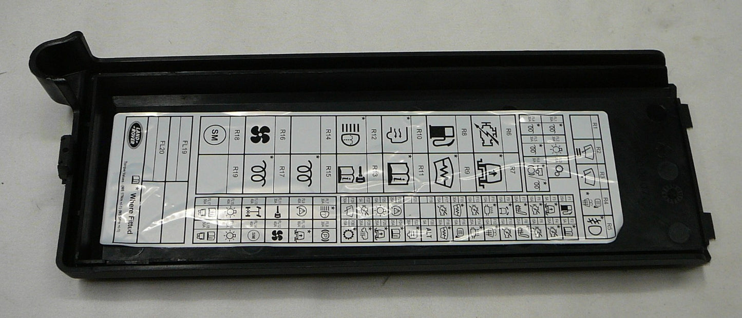 LR4 Range Rover Sport Engine Compartment Fuse Relay Cover OEM LR014265 R1