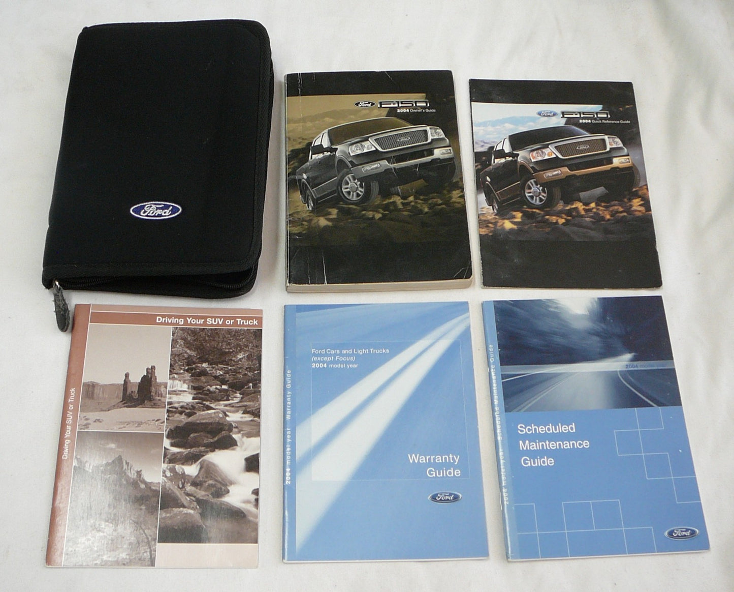 2004 Ford F-150 F150 Owner's Manual Set With Case Holder  OEM