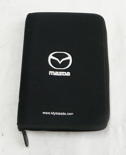 *USED CASE ONLY* Mazda Owner's Manual Black Holder Case Book Set OEM