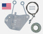 Fits 98 - 07 Smart Fortwo 450 Right Front Window Regulator Window Repair Kit BR7