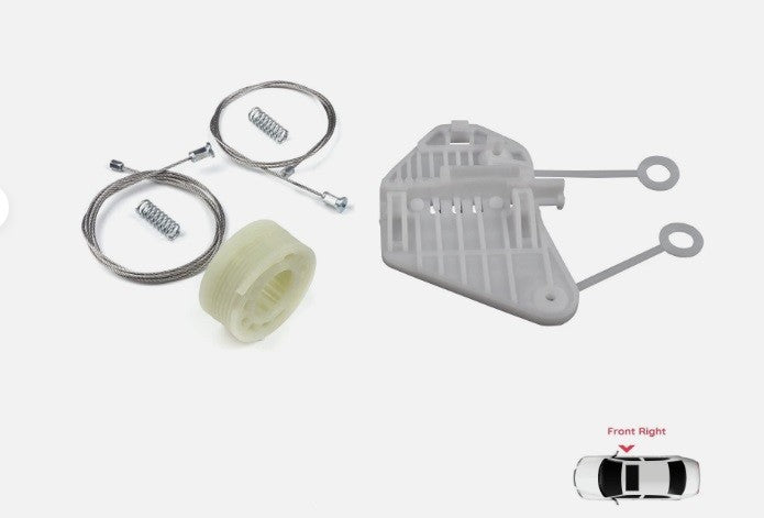 Fits 98 - 07 Smart Fortwo 450 Right Front Window Regulator Window Repair Kit BR7