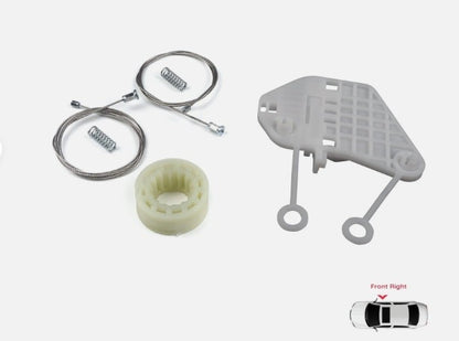 Fits 98 - 07 Smart Fortwo 450 Right Front Window Regulator Window Repair Kit BR7
