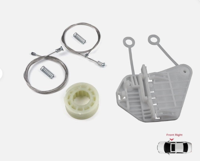 Fits 98 - 07 Smart Fortwo 450 Right Front Window Regulator Window Repair Kit BR7