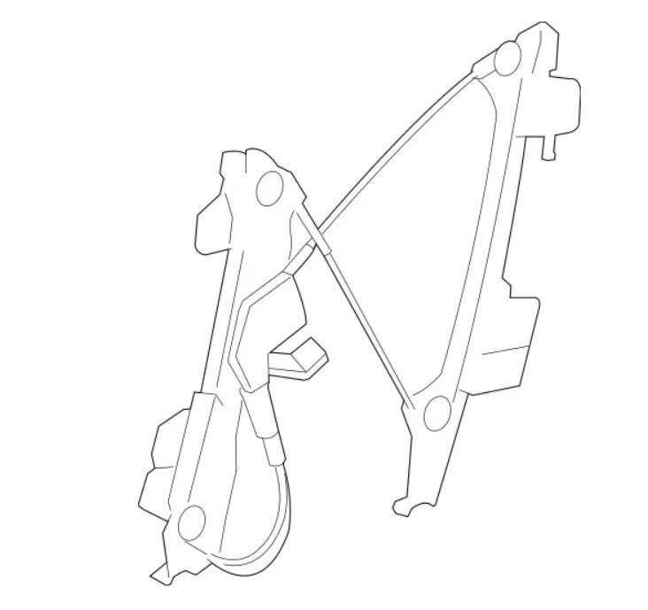 For Mercedes Window Regulator Repair Kit Rear L or R W210 S210 E430 E320 E55