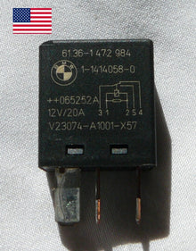BMW TYCO RELAY V23074-A1001-X57,  61.36-1472984 1 YEAR  WARRANTY TESTED B1