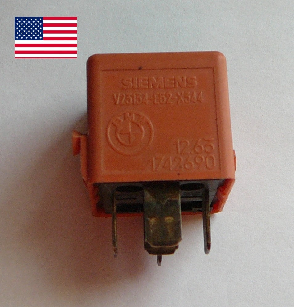 OEM BMW SIEMENS RELAY V23134-E52-X344, 12.631742690  1  YEAR WARRANTY TESTED B1