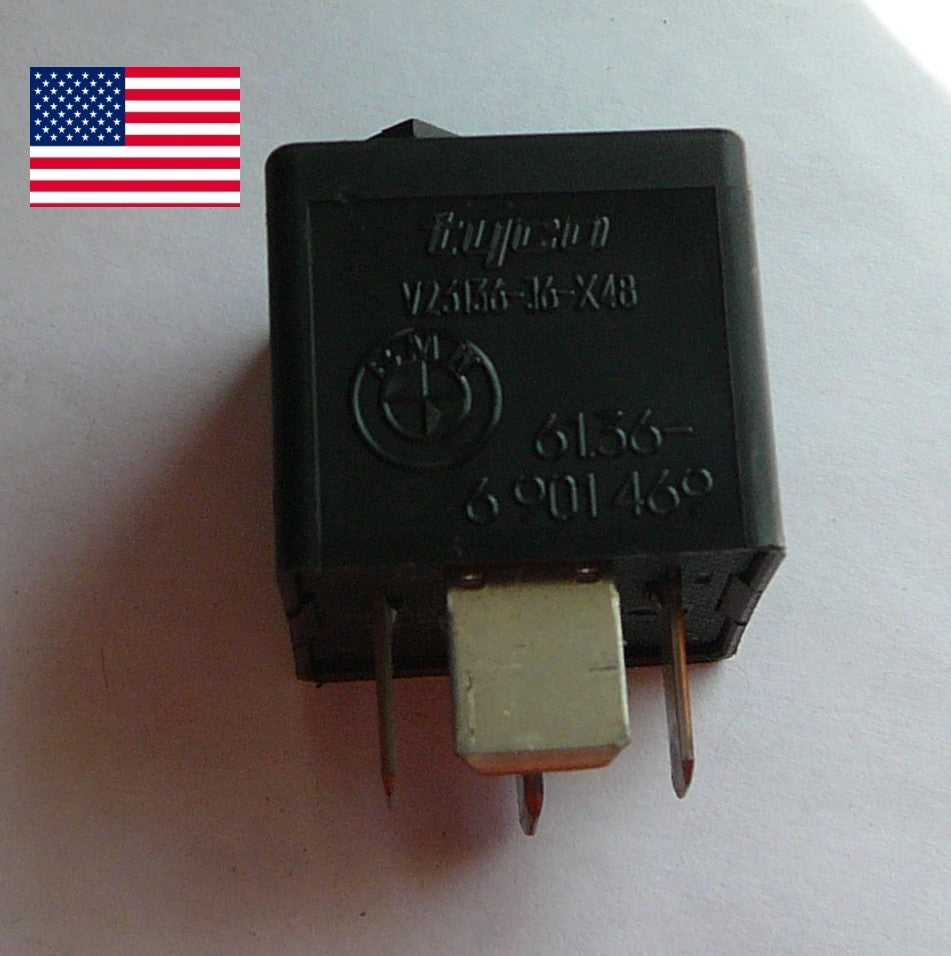 OEM BMW TYCO RELAY V23136-J6-X48, 61.36-6901469  1  YEAR WARRANTY TESTED B1