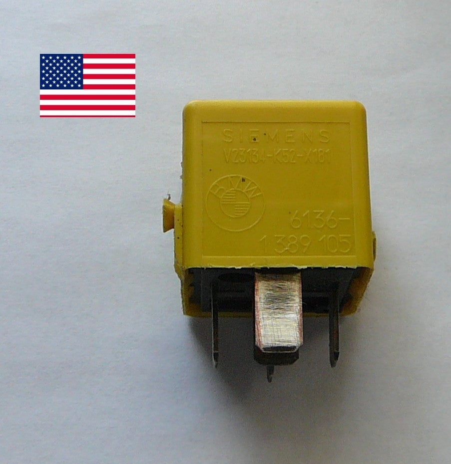 OEM BMW SIEMENS RELAY V23134-K52-X181, 61.36-1389105  1  YEAR WARRANTY TESTED B1