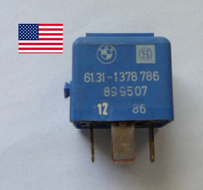 OEM BMW RELAY 899507, 61.31-1378786   1  YEAR WARRANTY TESTED B1