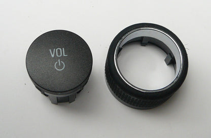 2013 Chevy Malibu OEM Radio Stereo Tuner Selector Knob Set 22980112, 22965236