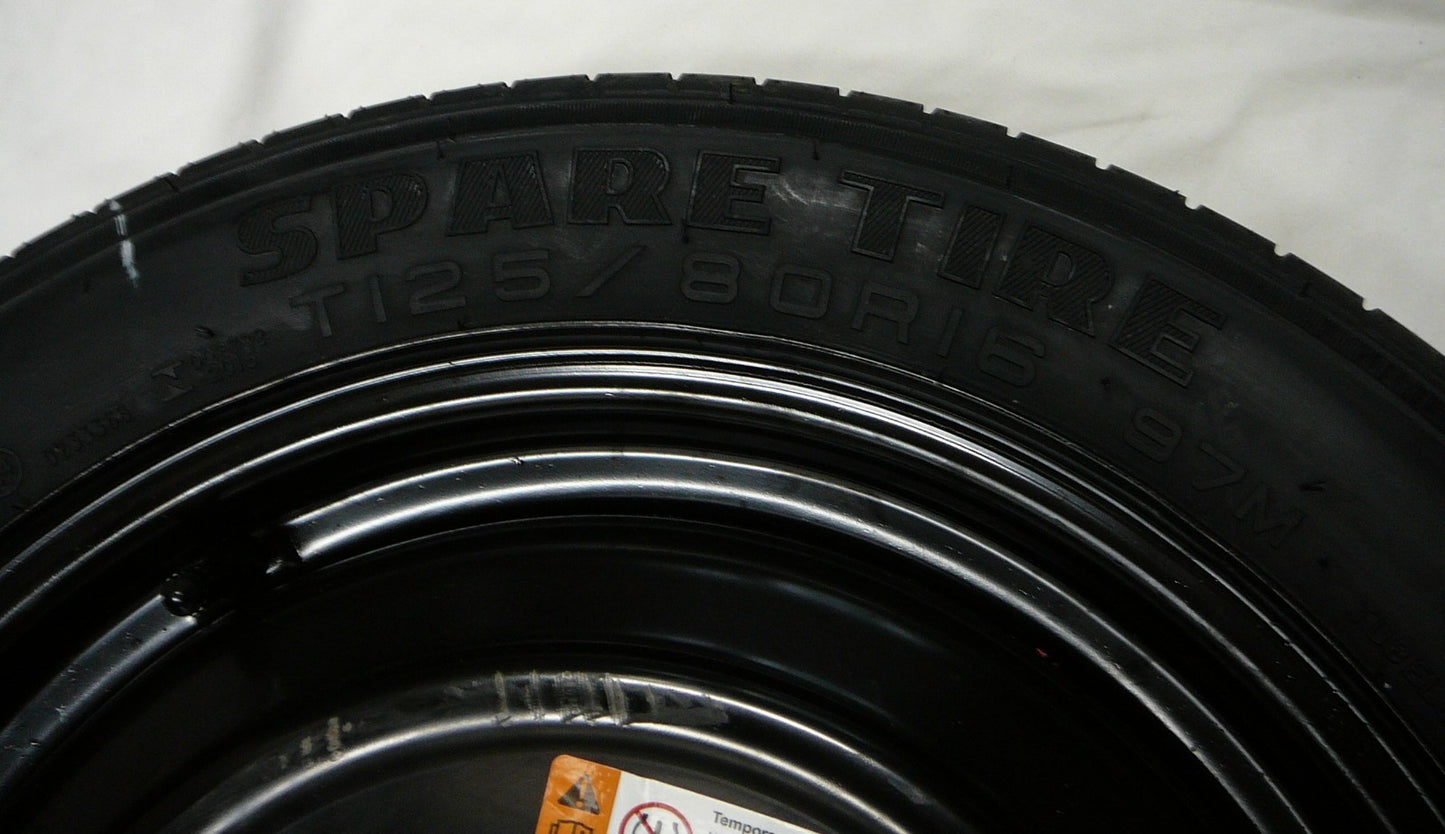 Never Used 2013 - 2020 Ford Fusion OEM Emergency Donut Spare Tire T125/80R16 R1