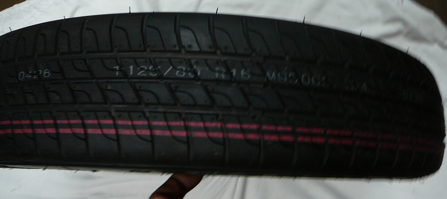 Never Used 2013 - 2020 Ford Fusion OEM Emergency Donut Spare Tire T125/80R16 R1