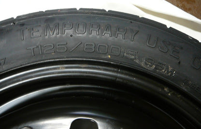 Never Used 2012 - 2018 Ford Focus OEM Emergency Donut Spare Tire T125/80R15 R1