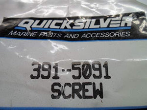 Outboard Quicksilver Mercury Screw 391-5091 (1 Screw)