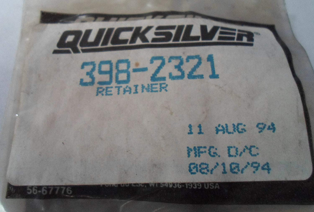 Quicksilver / Mercury 398-2321 Retainer